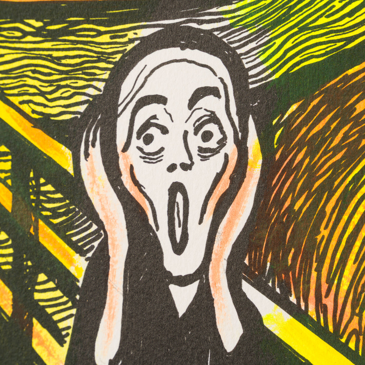 The Scream in the Style of Edvard Munch (1895) Unique XXIX