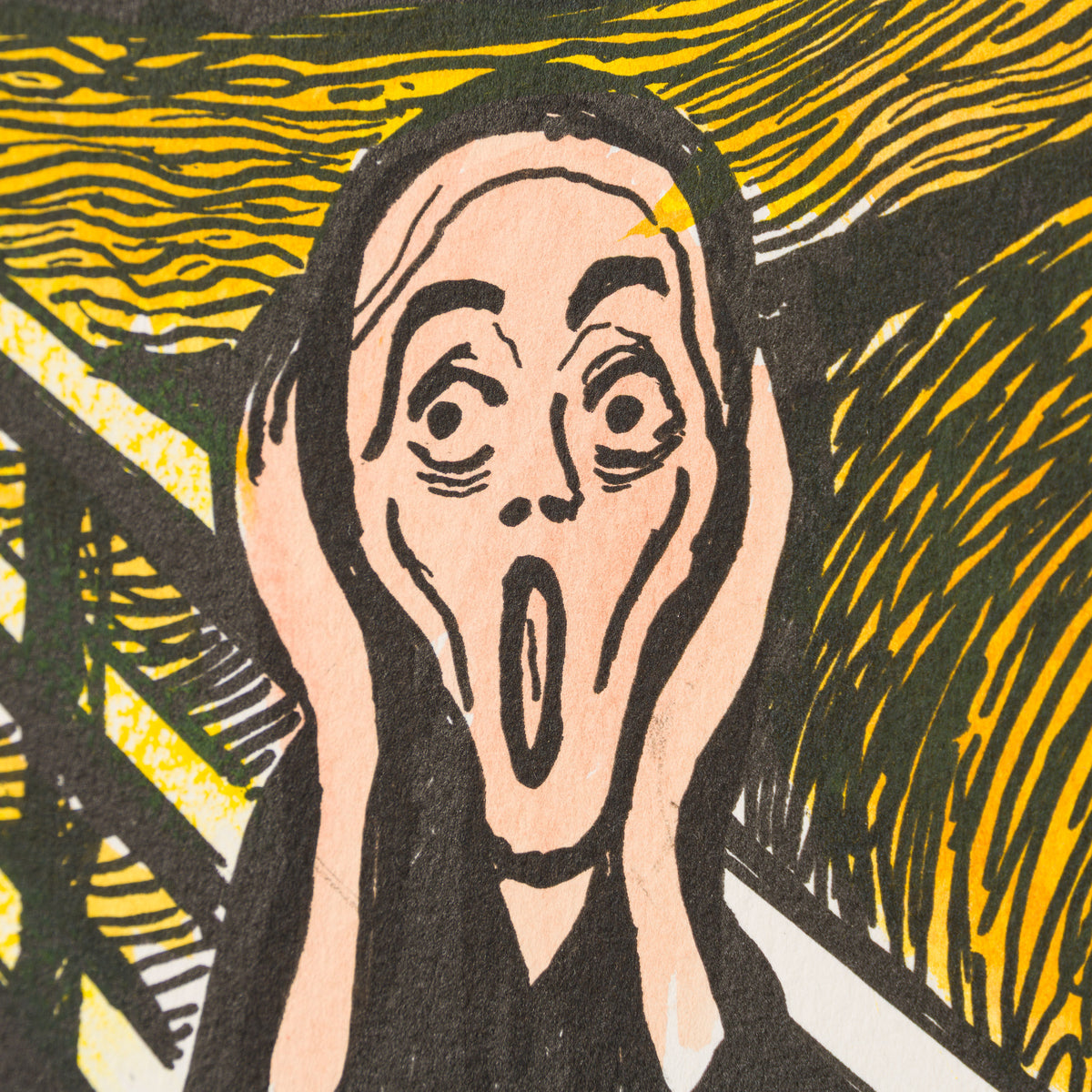 The Scream in the Style of Edvard Munch (1895) Unique XXXI