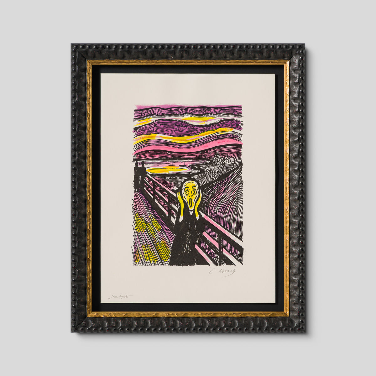 The Scream in the Style of Edvard Munch (1895) Unique XXXII