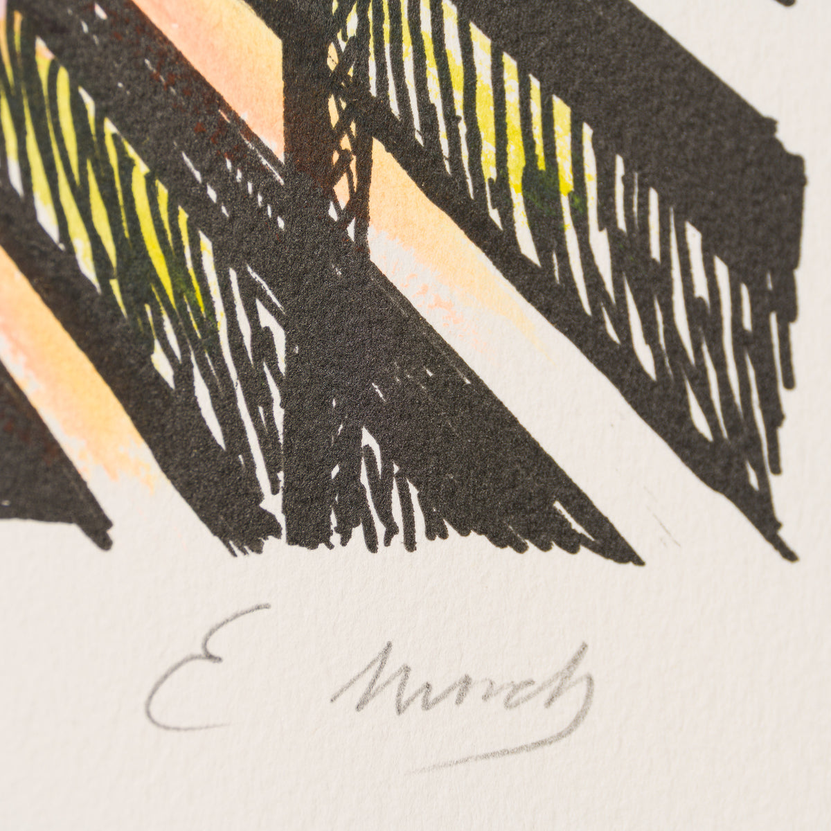 The Scream in the Style of Edvard Munch (1895) Unique XXXIV
