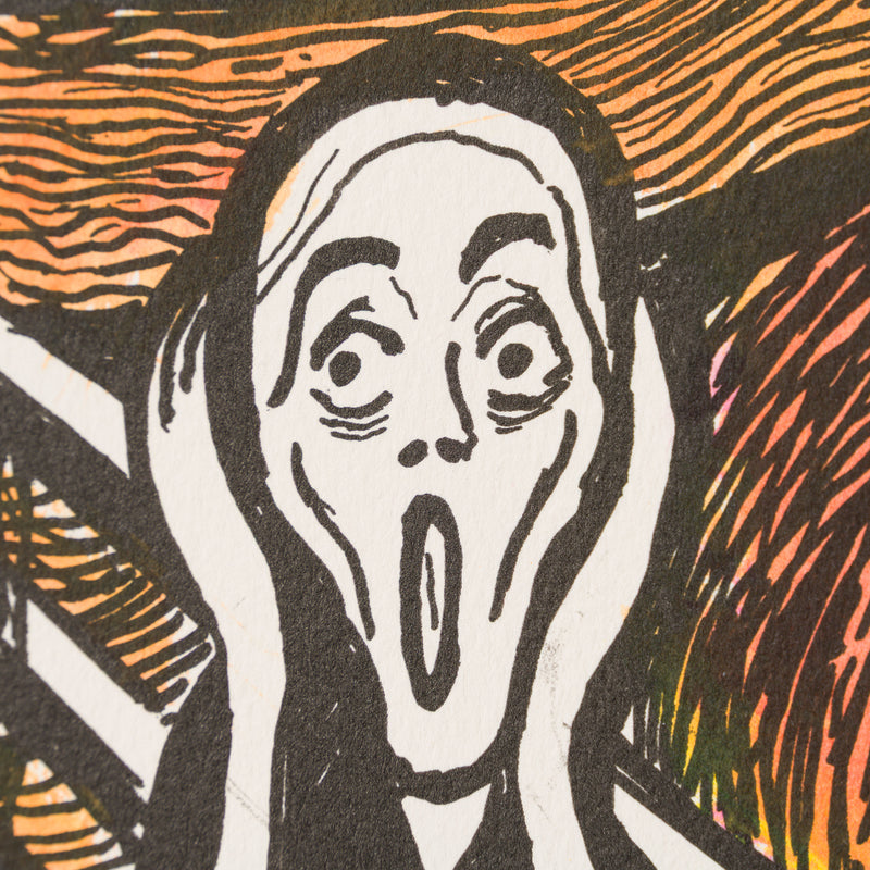 The Scream in the Style of Edvard Munch (1895) Unique XXXVII
