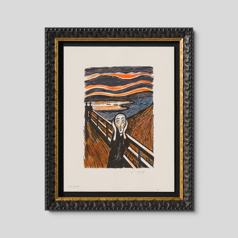 The Scream in the Style of Edvard Munch (1895) Unique XXXIX