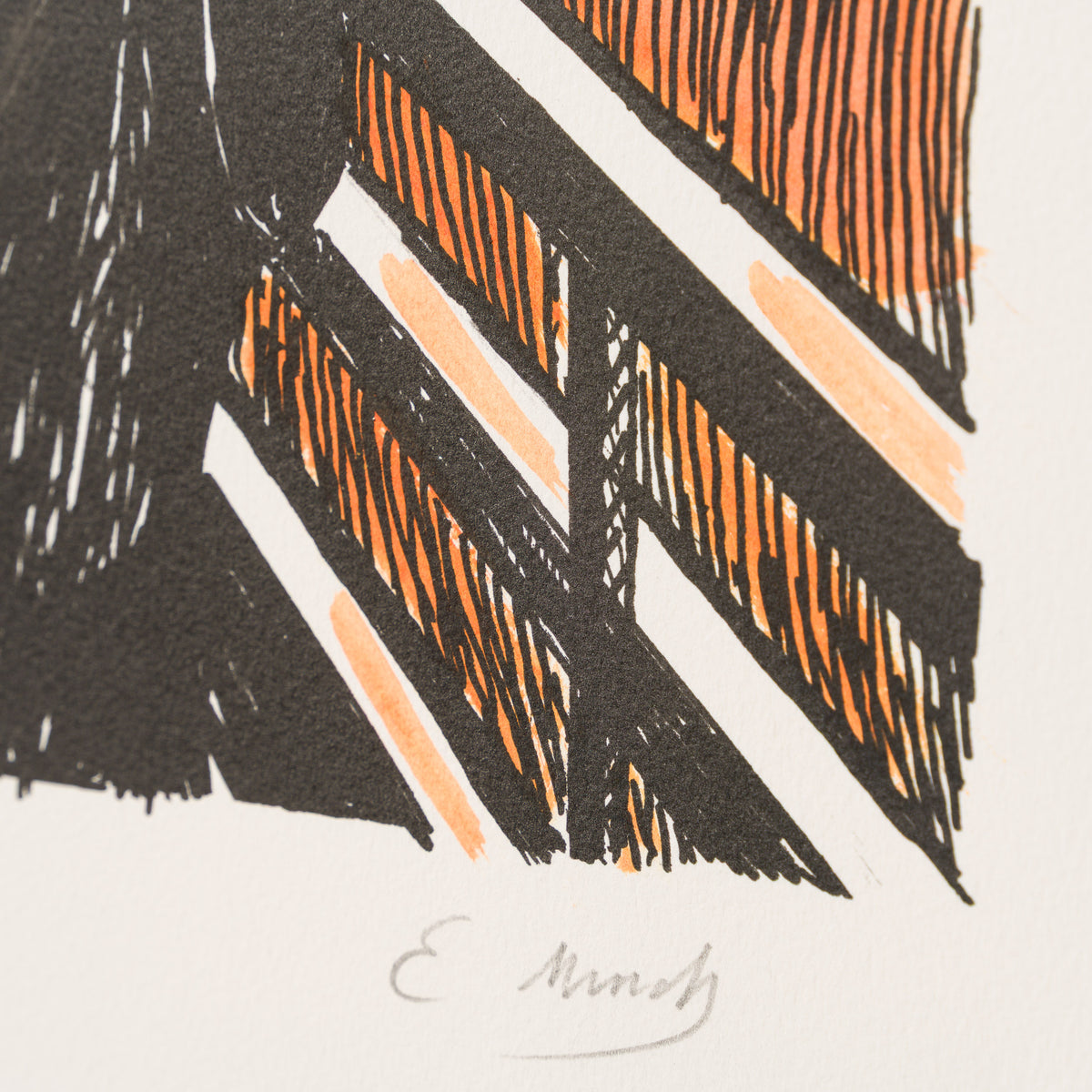 The Scream in the Style of Edvard Munch (1895) Unique XXXIX