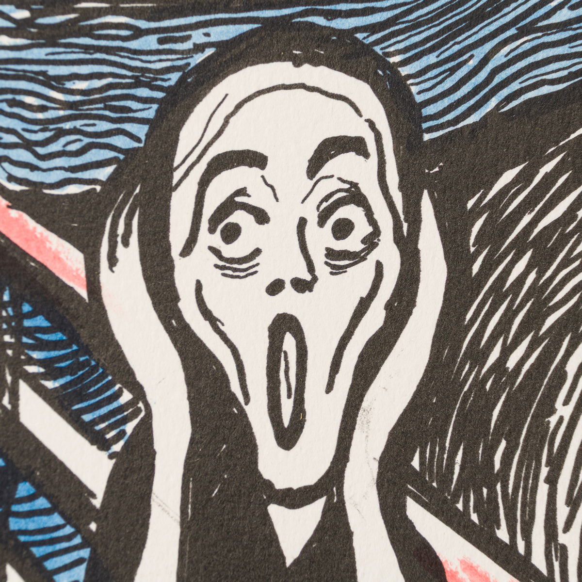 The Scream in the Style of Edvard Munch (1895) Unique XL