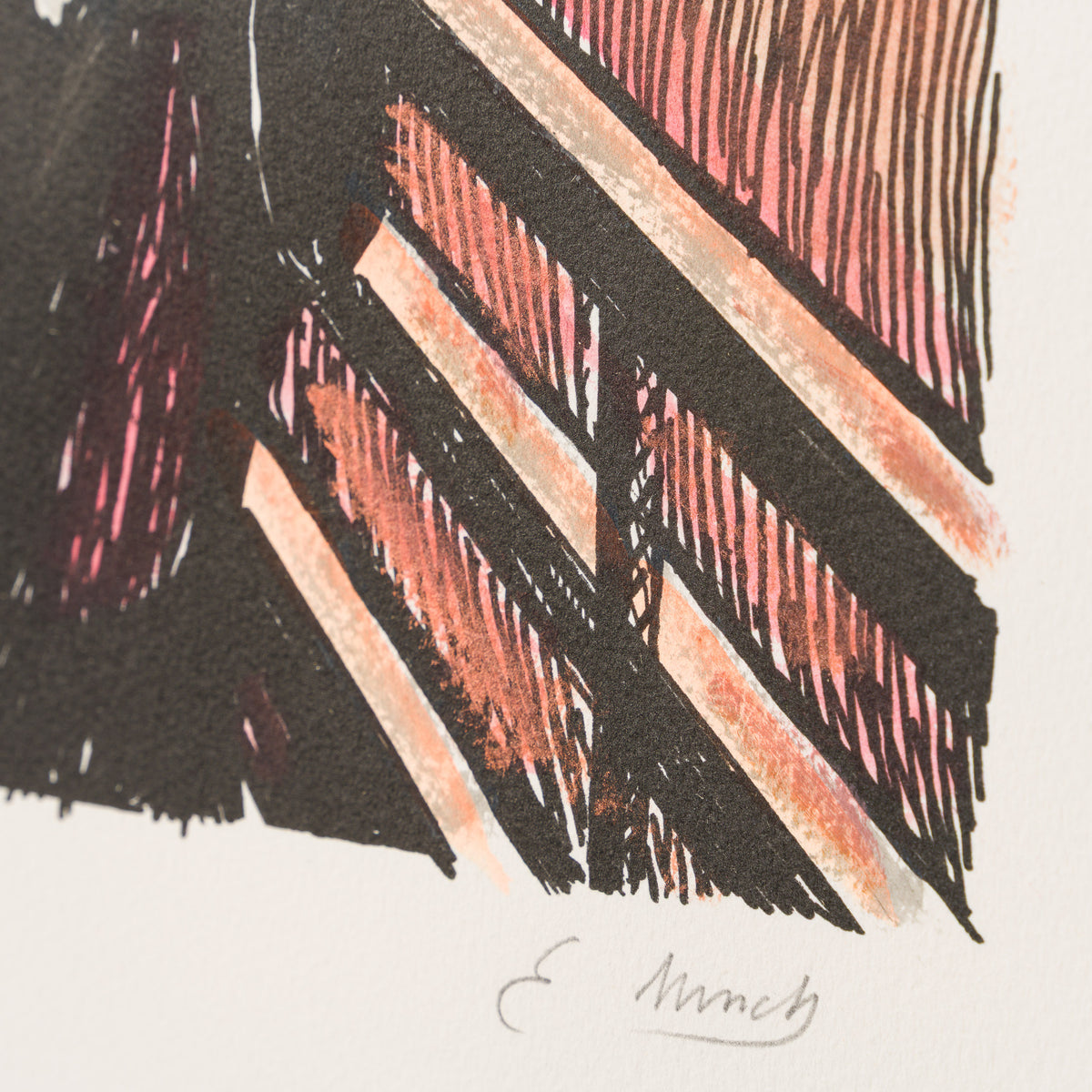 The Scream in the Style of Edvard Munch (1895) Unique XLI