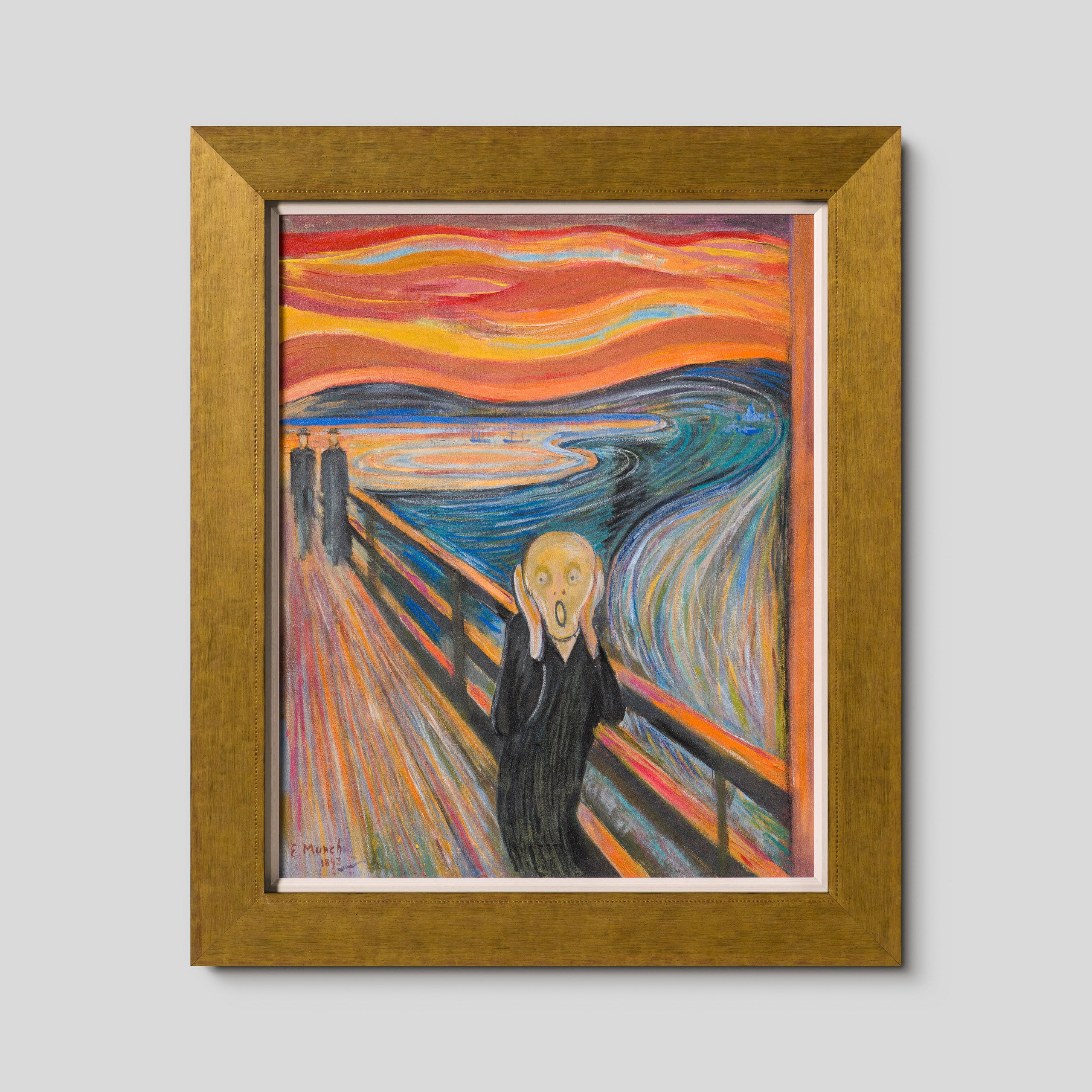 The Scream in the Style of Edvard Munch | 1893