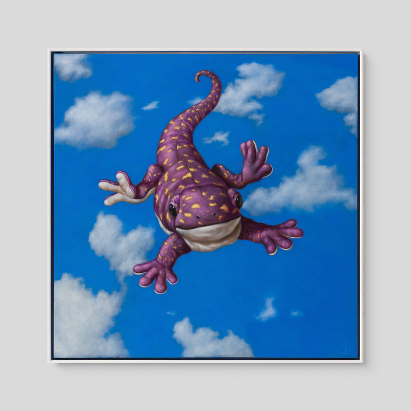 Leaping Lizard (Oil)