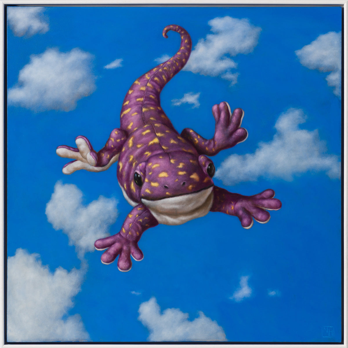 Leaping Lizard (Oil)