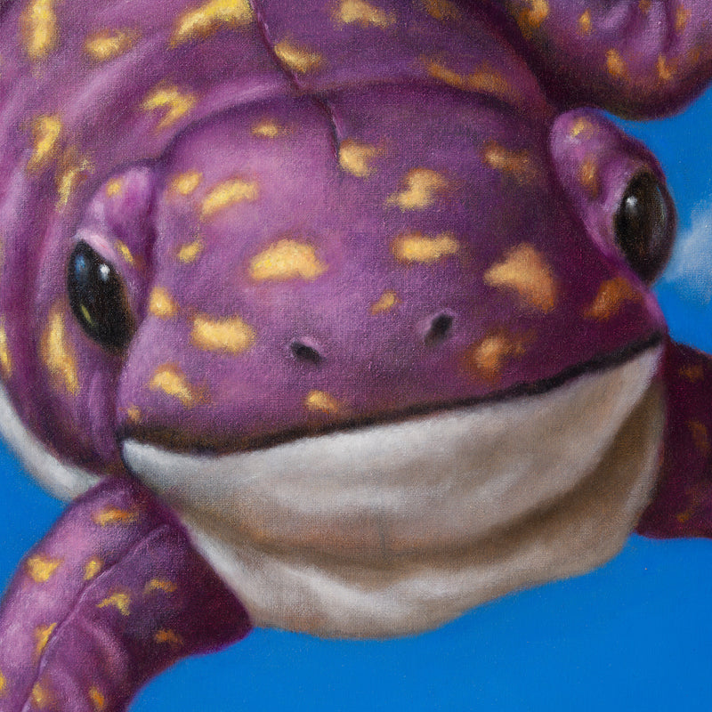 Leaping Lizard (Oil)