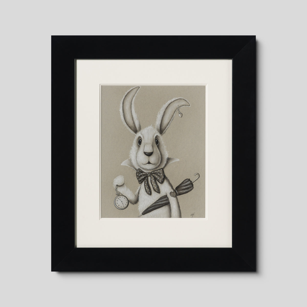 Nigel Rabbitt The White Rabbit (Drawing) | Nigel Humphries