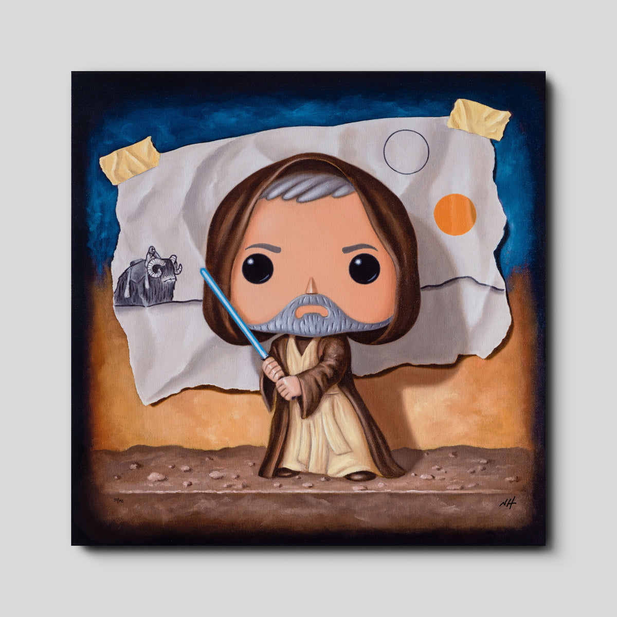 Obi-Wan- Boxed Canvas
