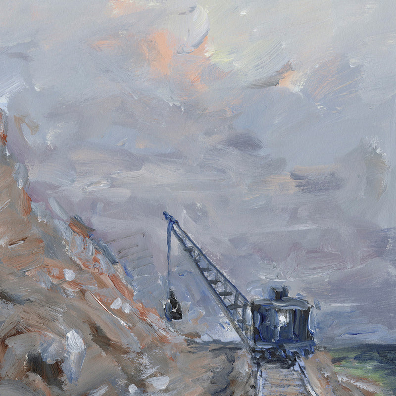 Railroad Excavator (Blue), 2022-24