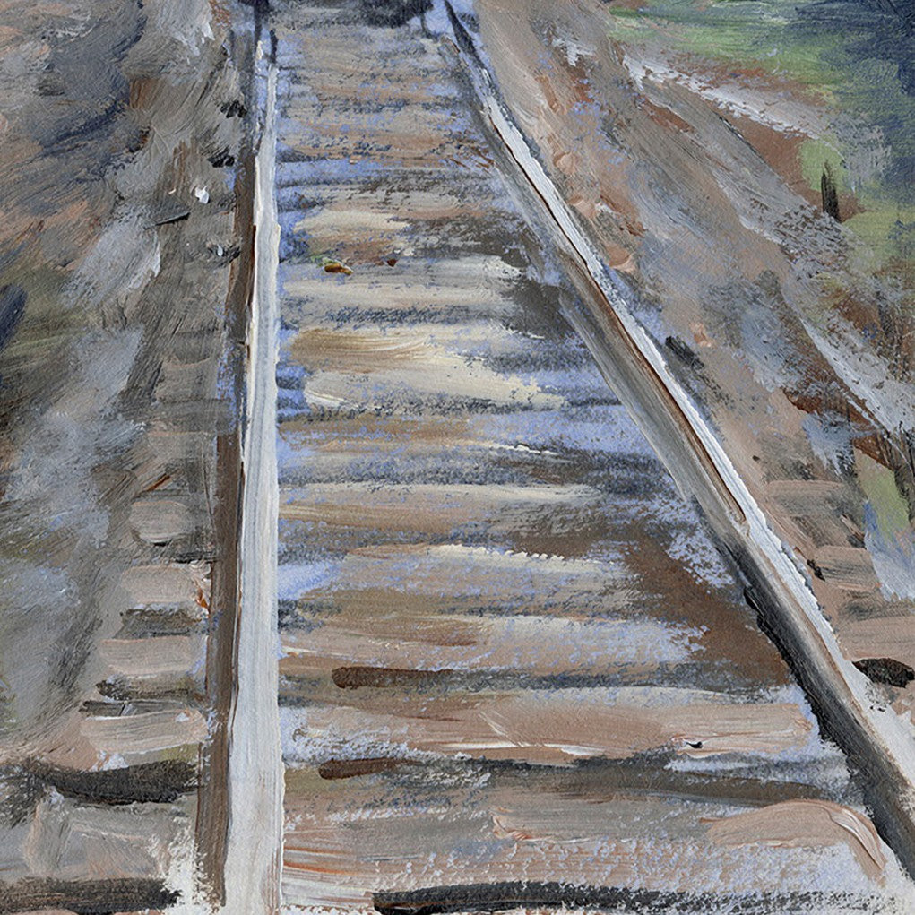 Railroad Excavator (Blue), 2022-24