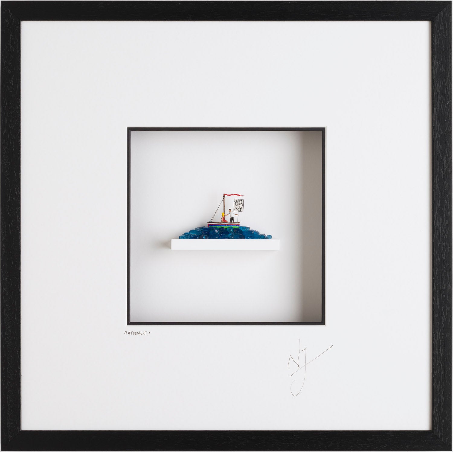 Lessons Learnt 2022 | Framed Set of Three (No Man Is An Island, Trust, Patience)