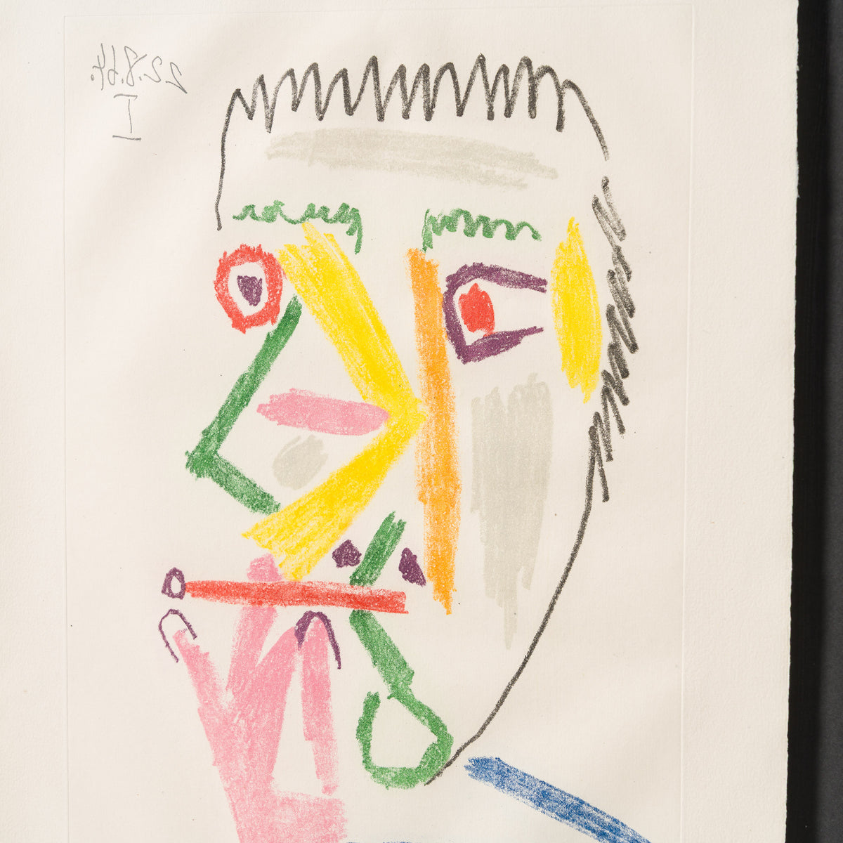 Fumeur à la cigarette rouge, 1964