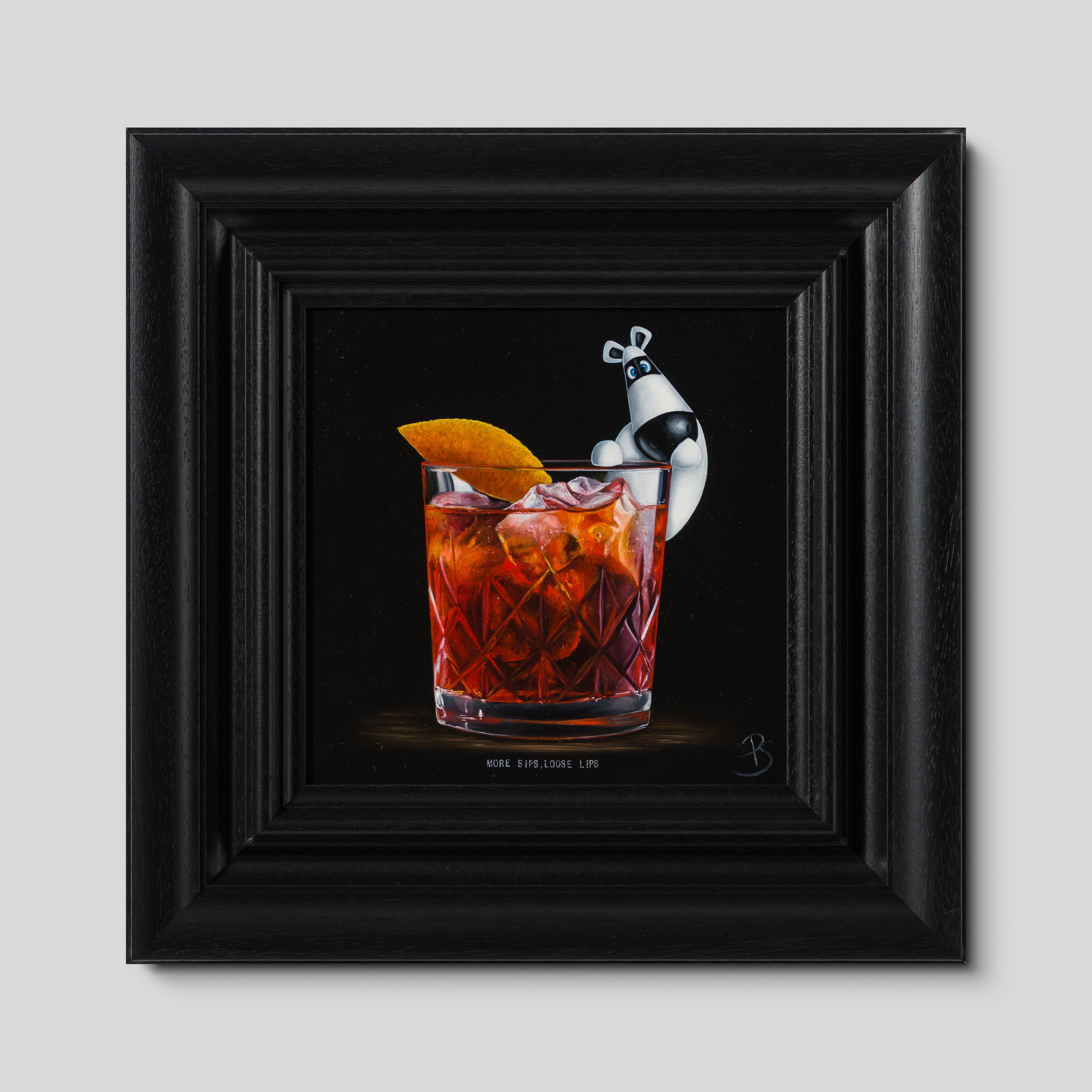 More Sips, Loose Lips (Oil)