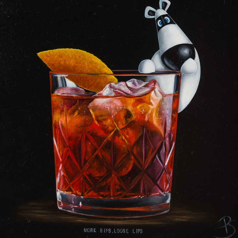 More Sips, Loose Lips (Oil)