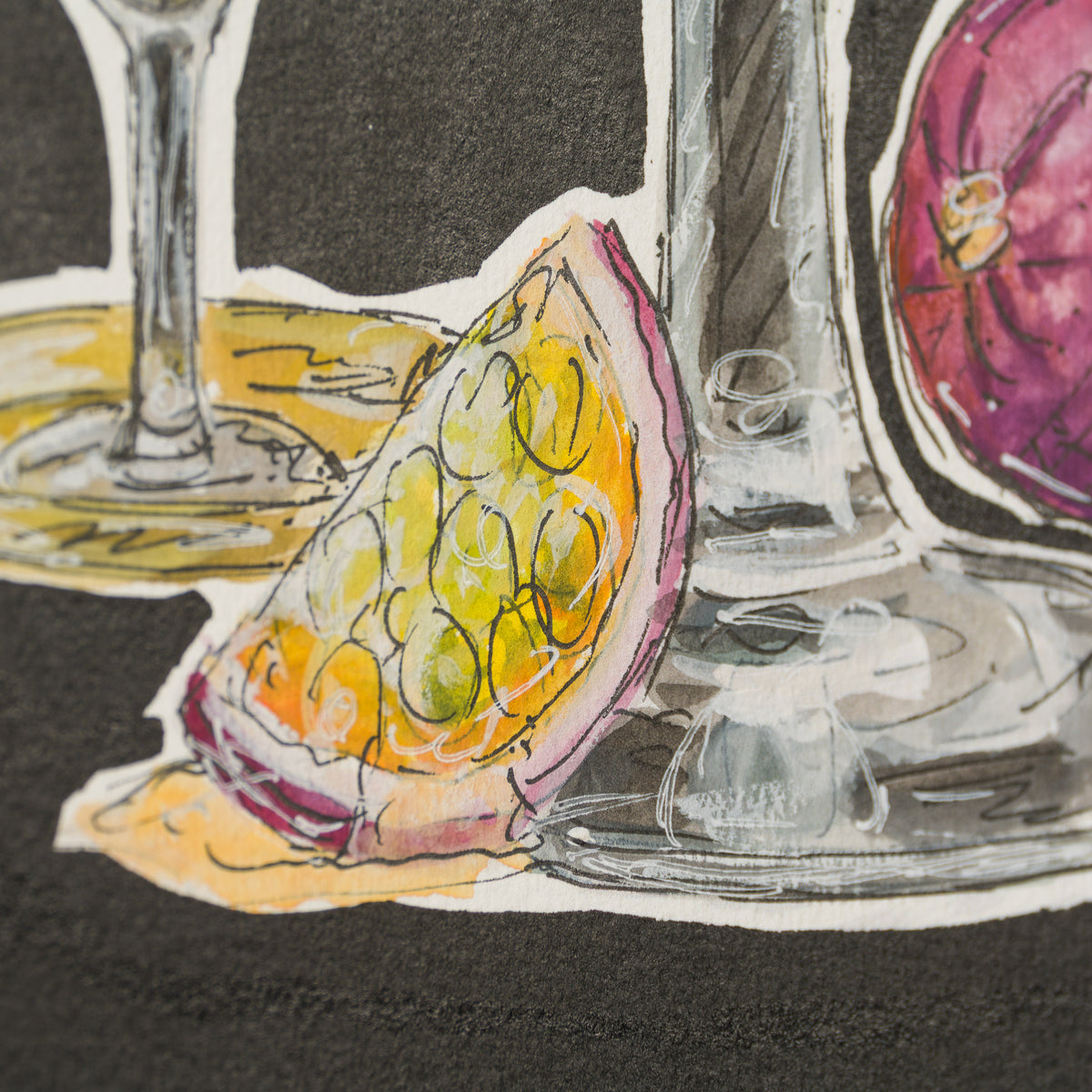 Just The Tip-Ple, I Promise! (Gouache)
