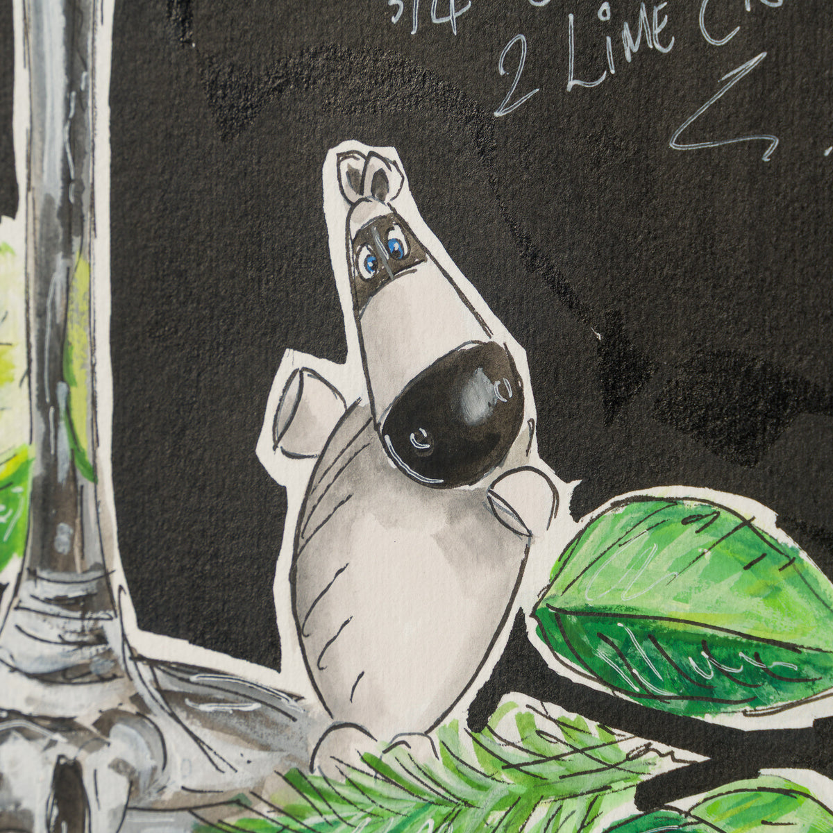 Kiss My Glass (Gouache)