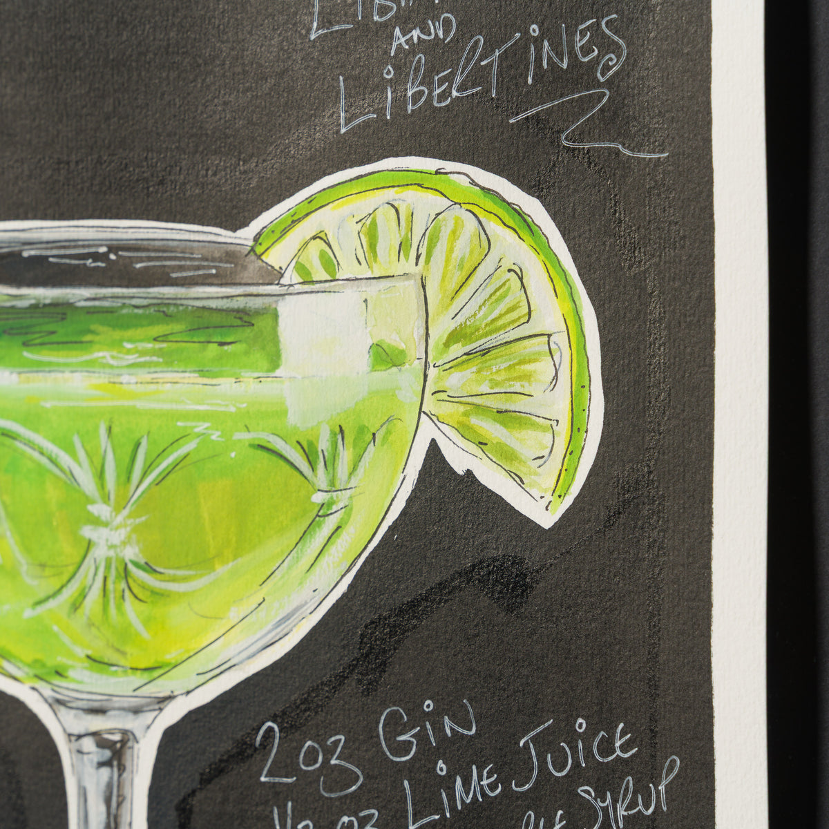 Kiss My Glass (Gouache)