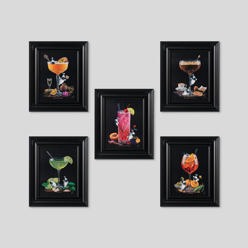 Libations & Libertines 2026 | Framed Set of Five
