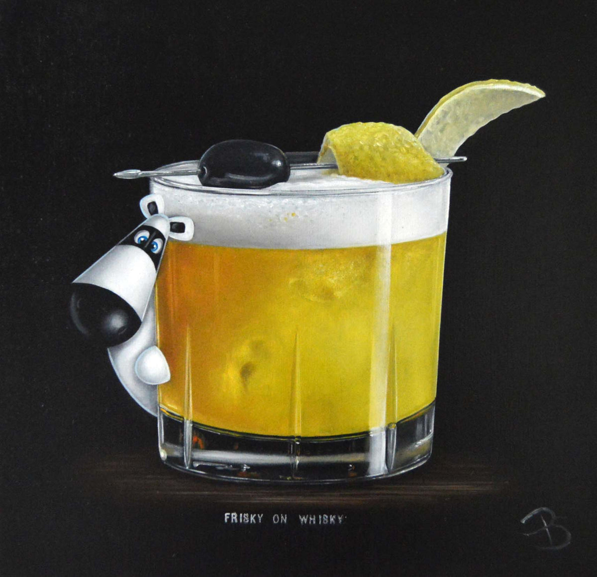 Frisky On Whisky (Oil)