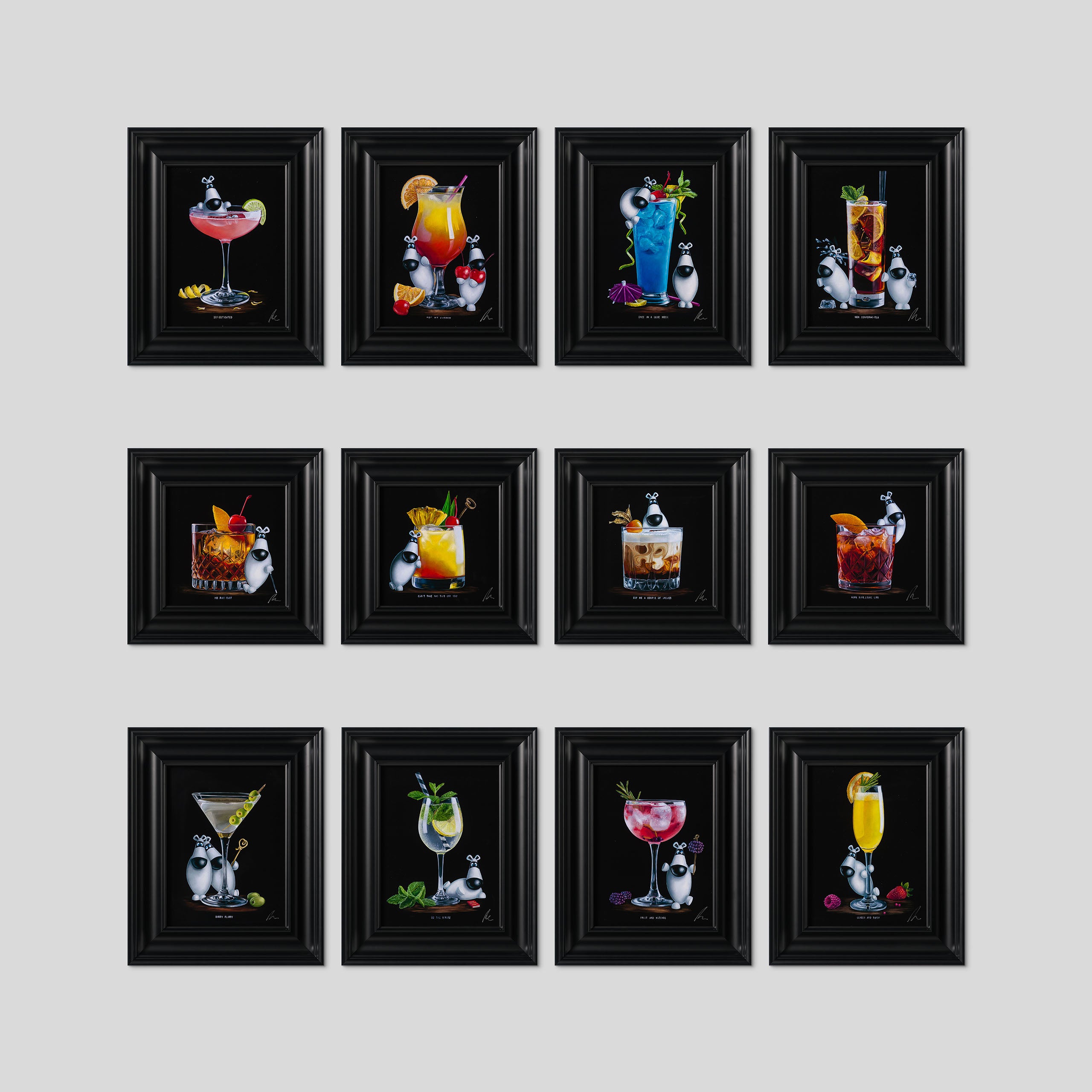 Sipsters 2025 | Framed Set of 12