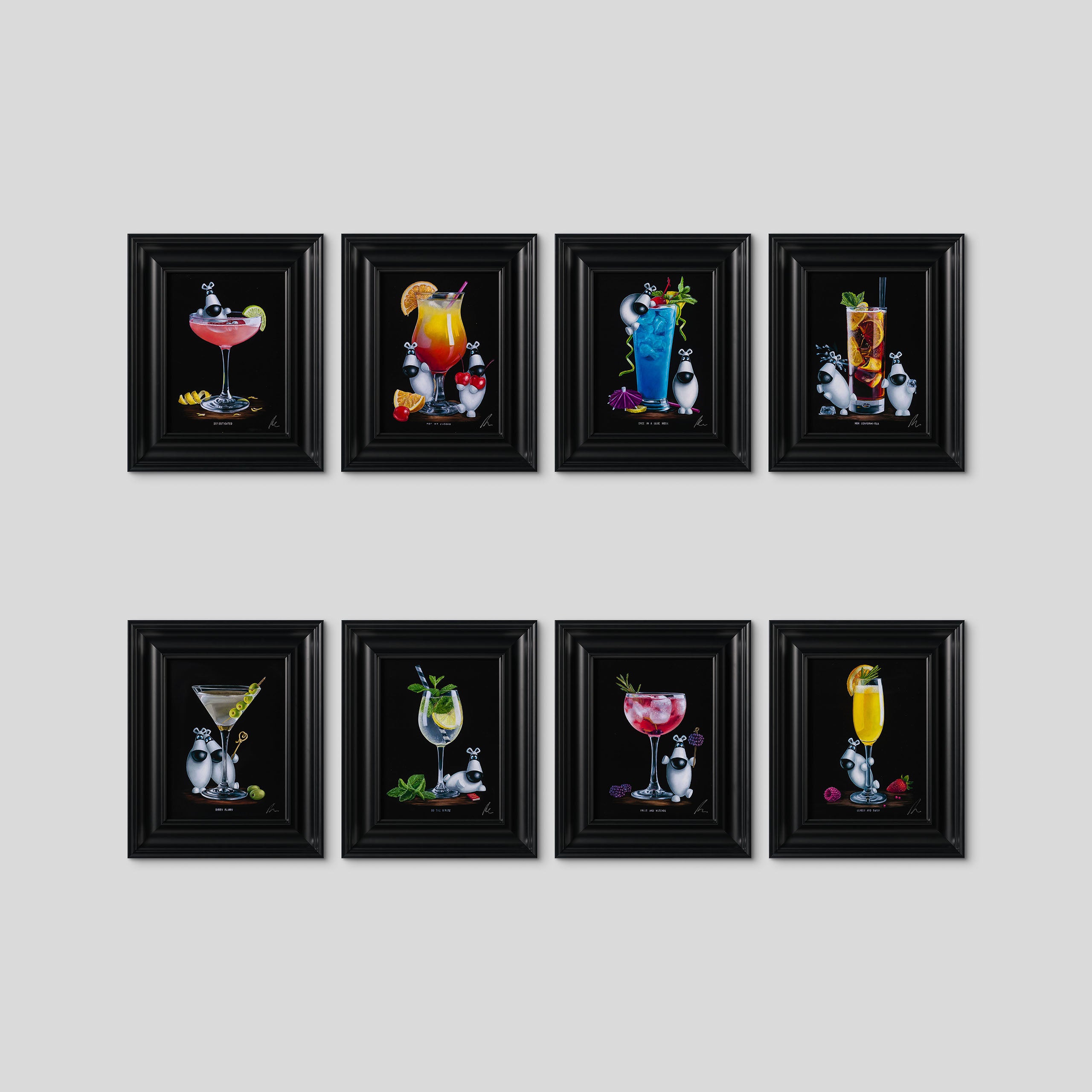 Sipsters 2025 | Framed Set of Eight