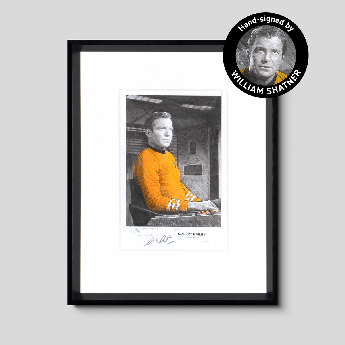 The Chair Of Command | Hand-signed by William Shatner