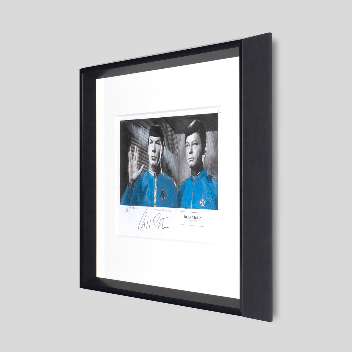 Vulcan Salutation | Hand-signed by William Shatner