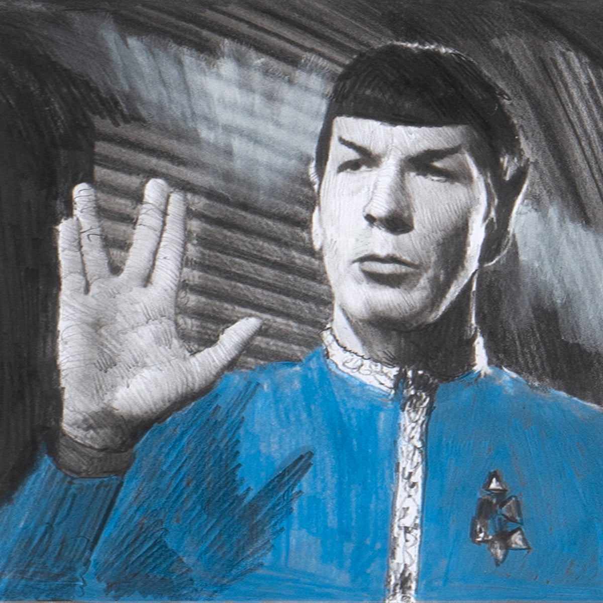 Vulcan Salutation | Hand-signed by William Shatner