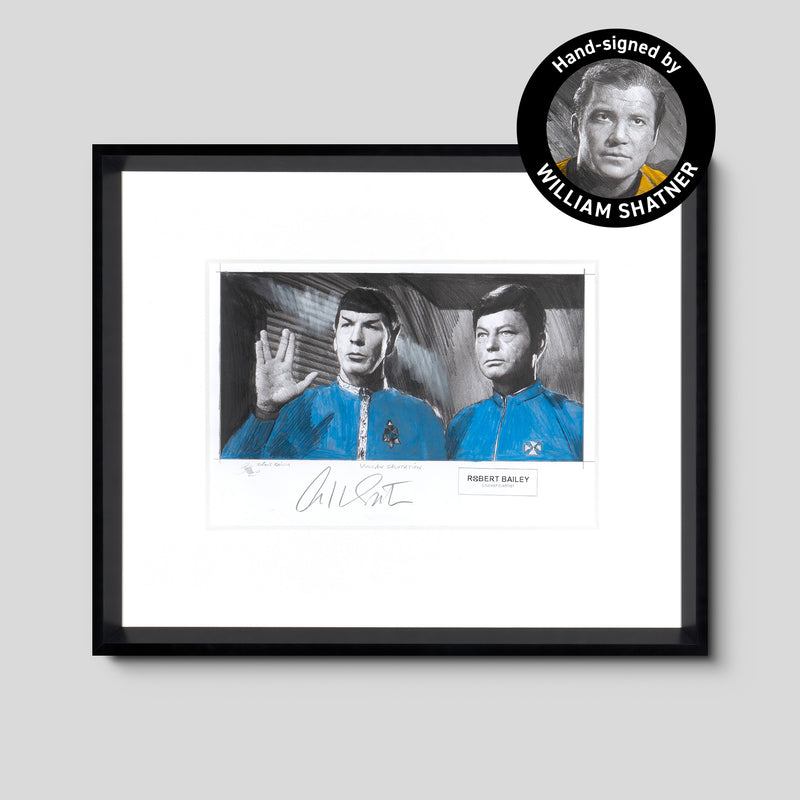 Vulcan Salutation | Hand-signed by William Shatner