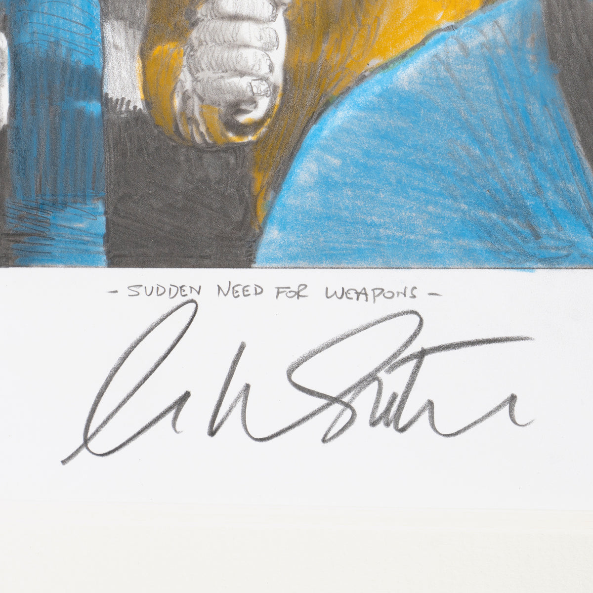 Sudden Need For Weapons | Hand-signed by William Shatner