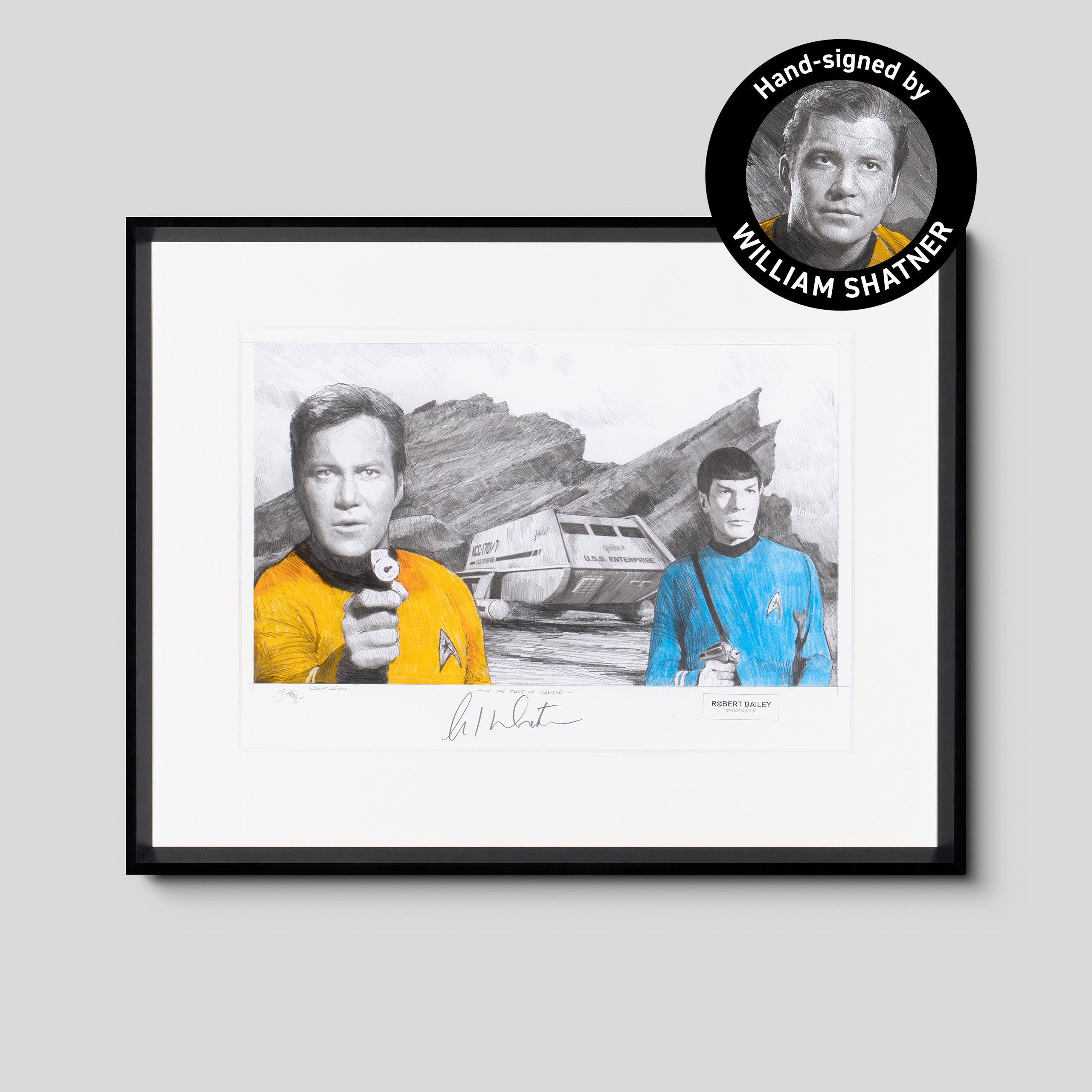 In The Face Of Danger | Hand-signed by William Shatner