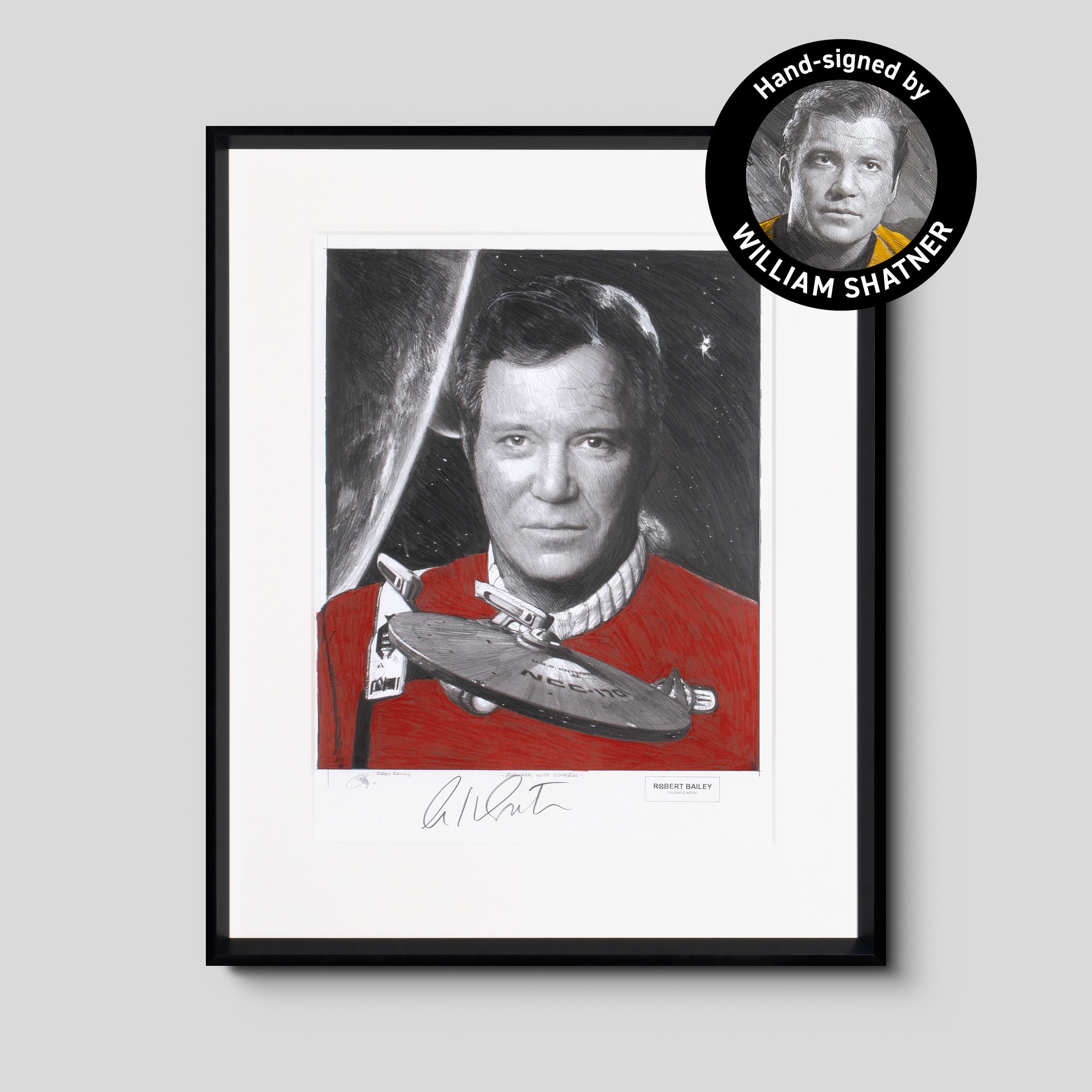 Forward With Courage | Hand-signed by William Shatner