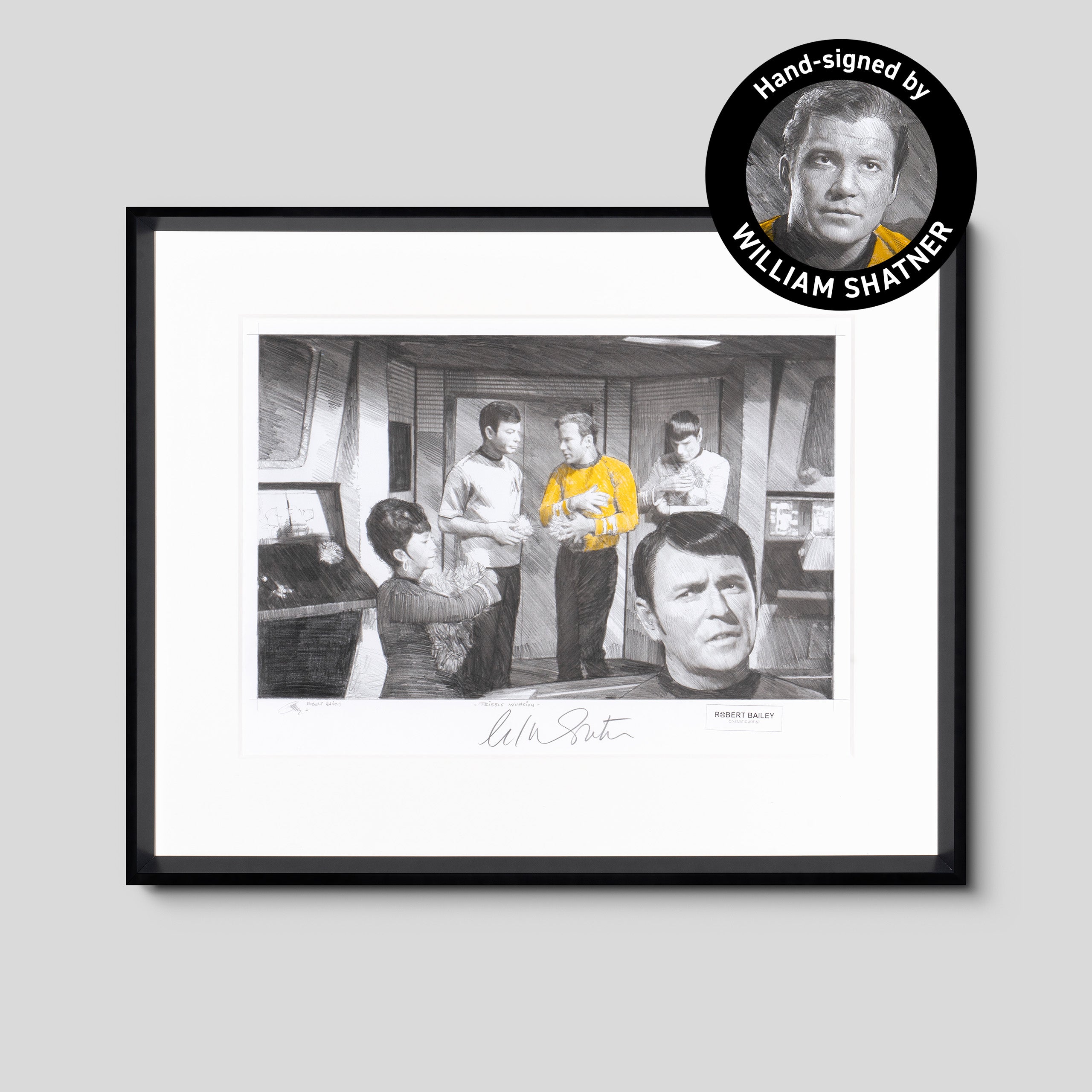 Tribble Invasion | Hand-signed by William Shatner