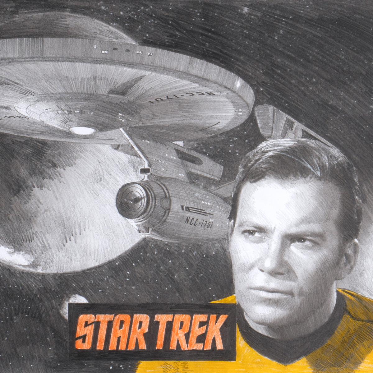 New Worlds To Explore | Hand-signed by William Shatner