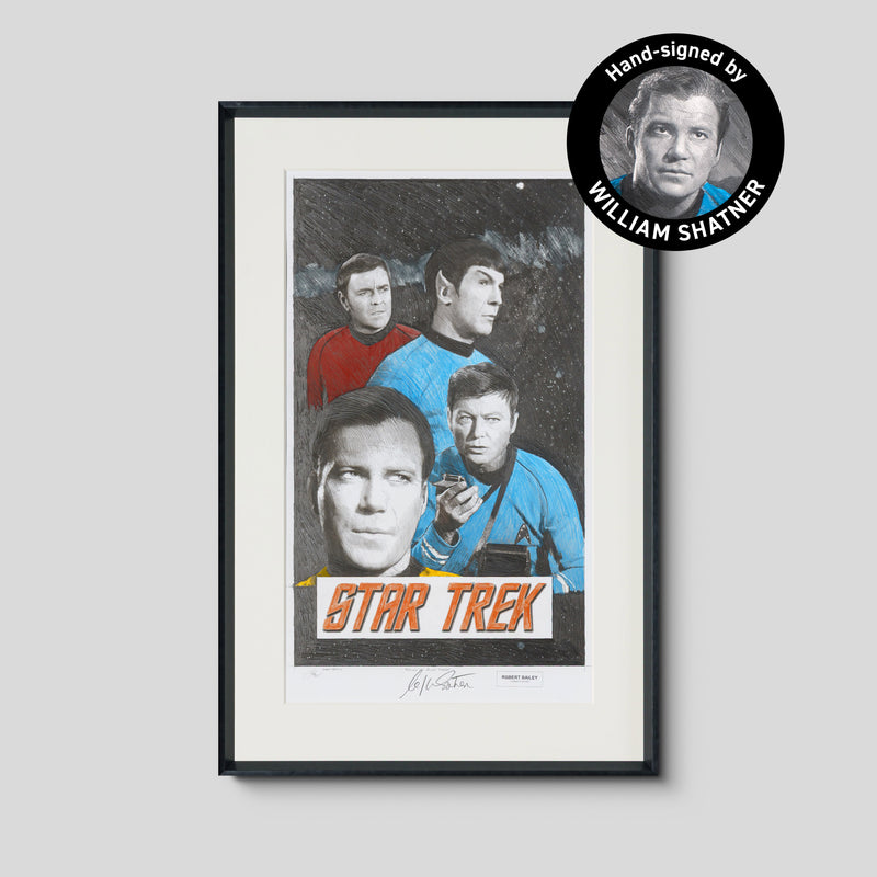 Facing An Alien Threat | Hand-signed by William Shatner