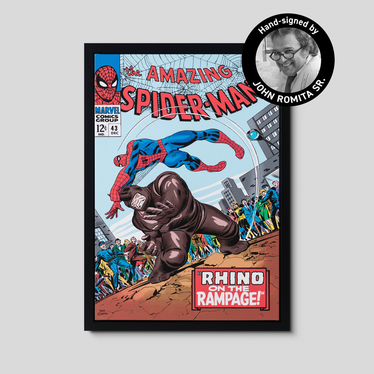 Amazing Spider-Man Vol.1 #43 | Hand-signed by John Romita Sr.