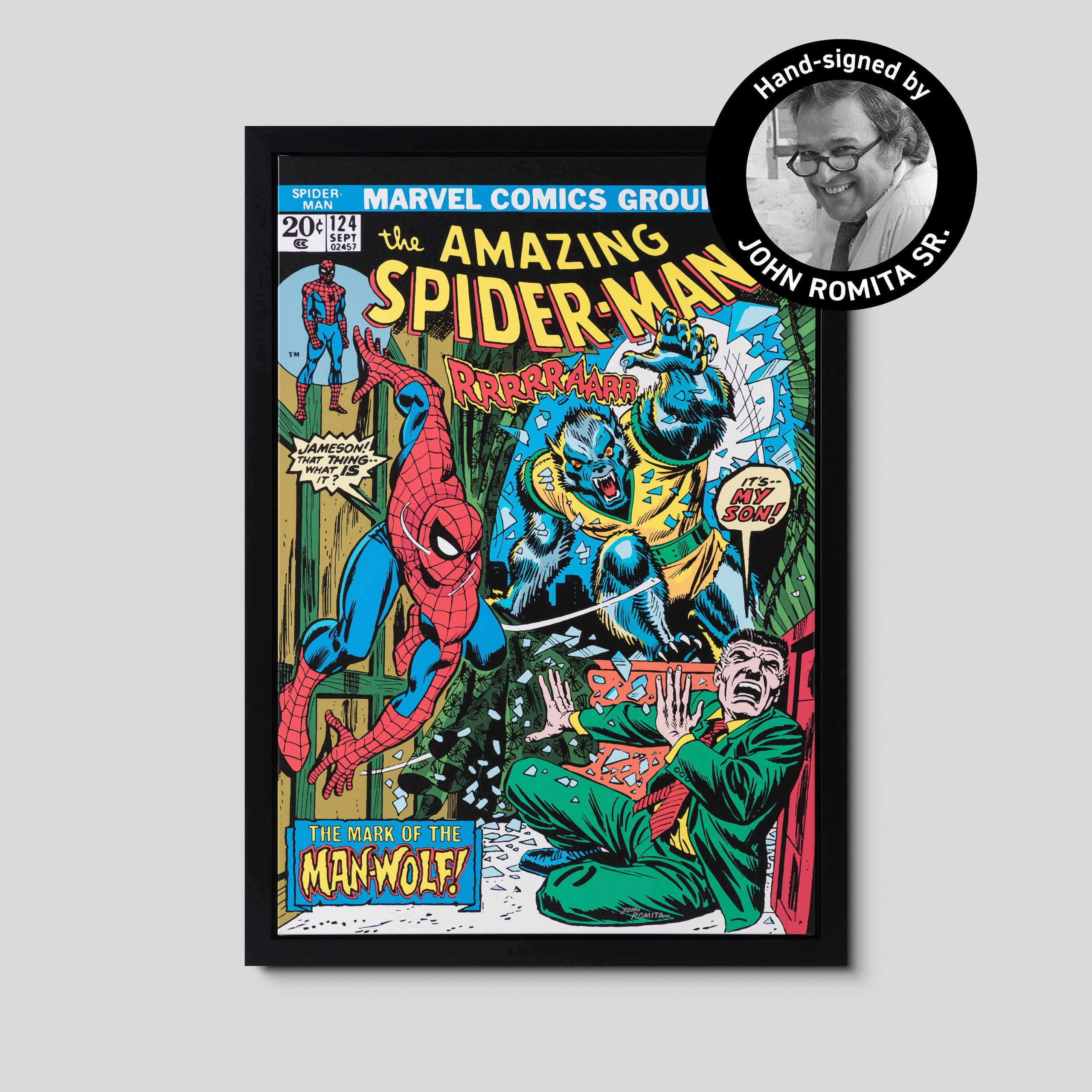 Amazing Spider-Man #124 | Hand-signed by John Romita Sr.