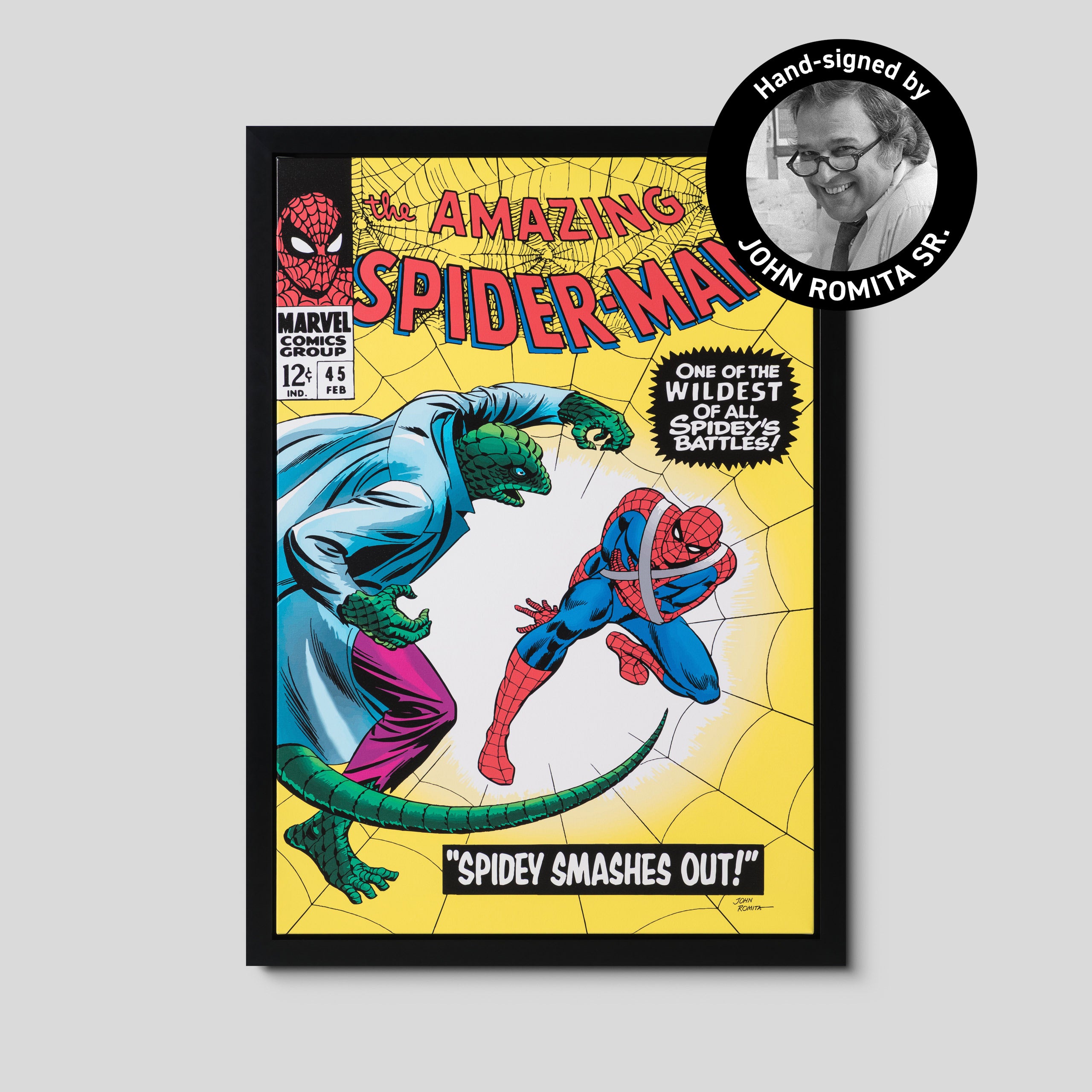 Amazing Spider-Man #45 | Hand-signed by John Romita Sr.