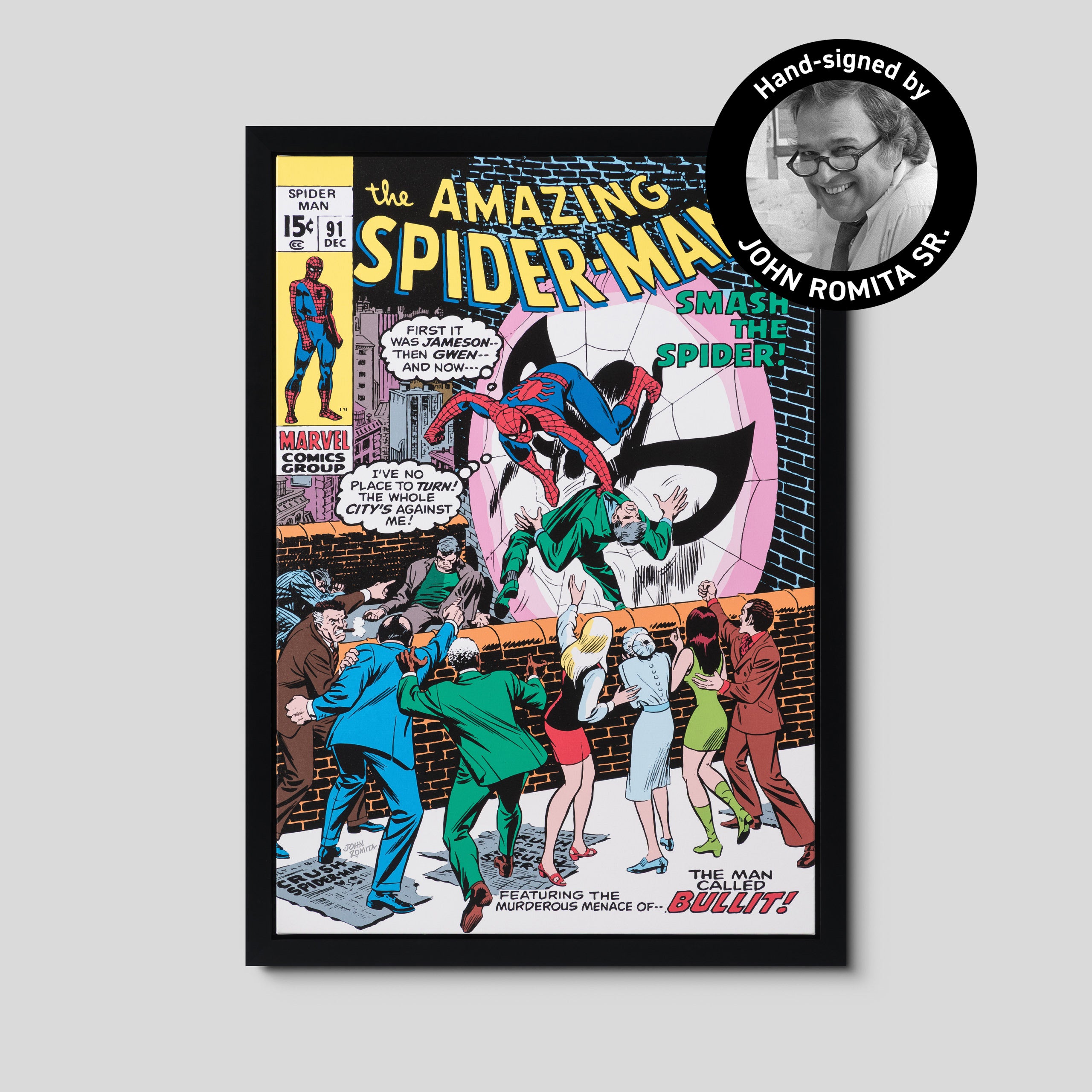 Amazing Spider-Man #91 | Hand-signed by John Romita Sr.
