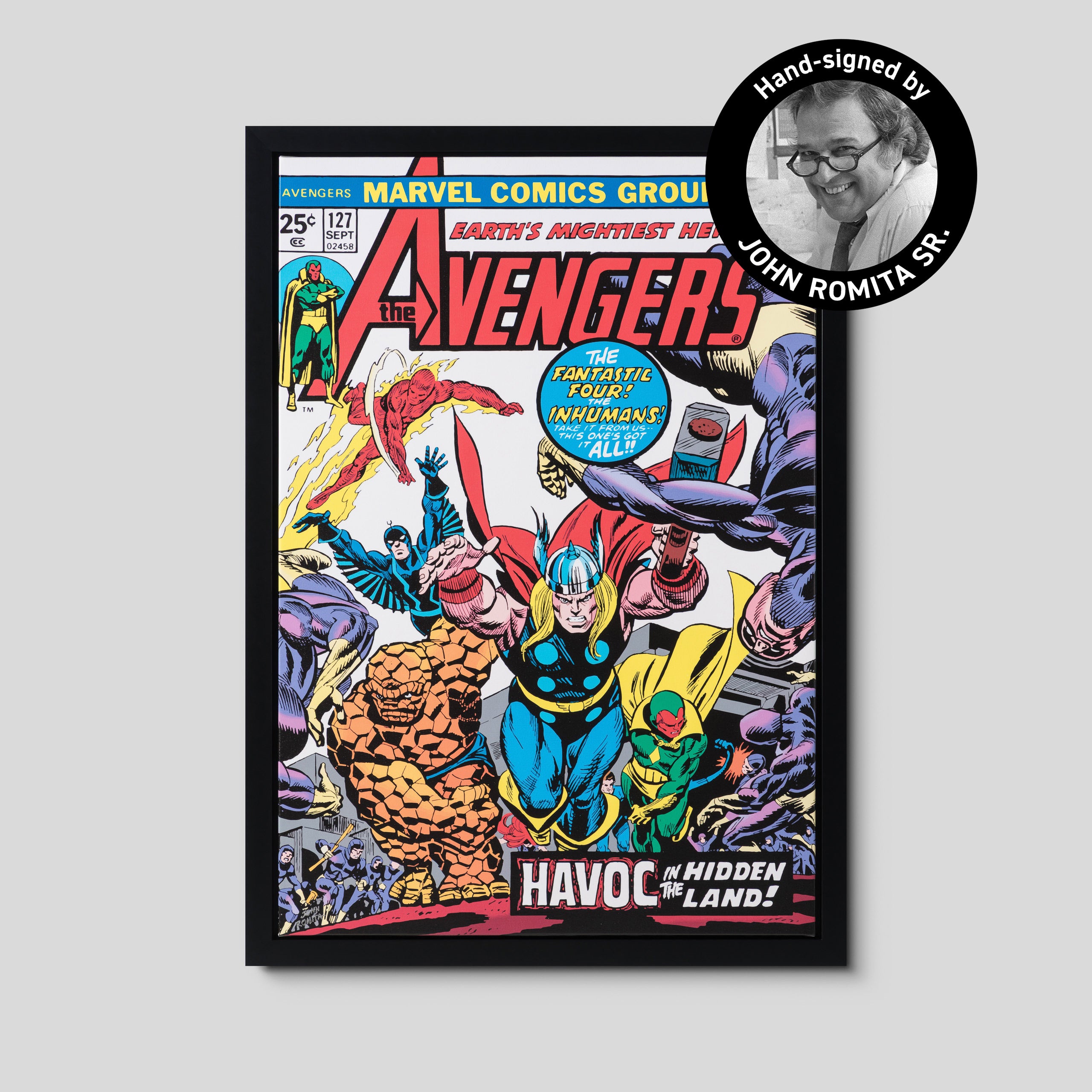 Avengers #127 | Hand-signed by John Romita Sr.
