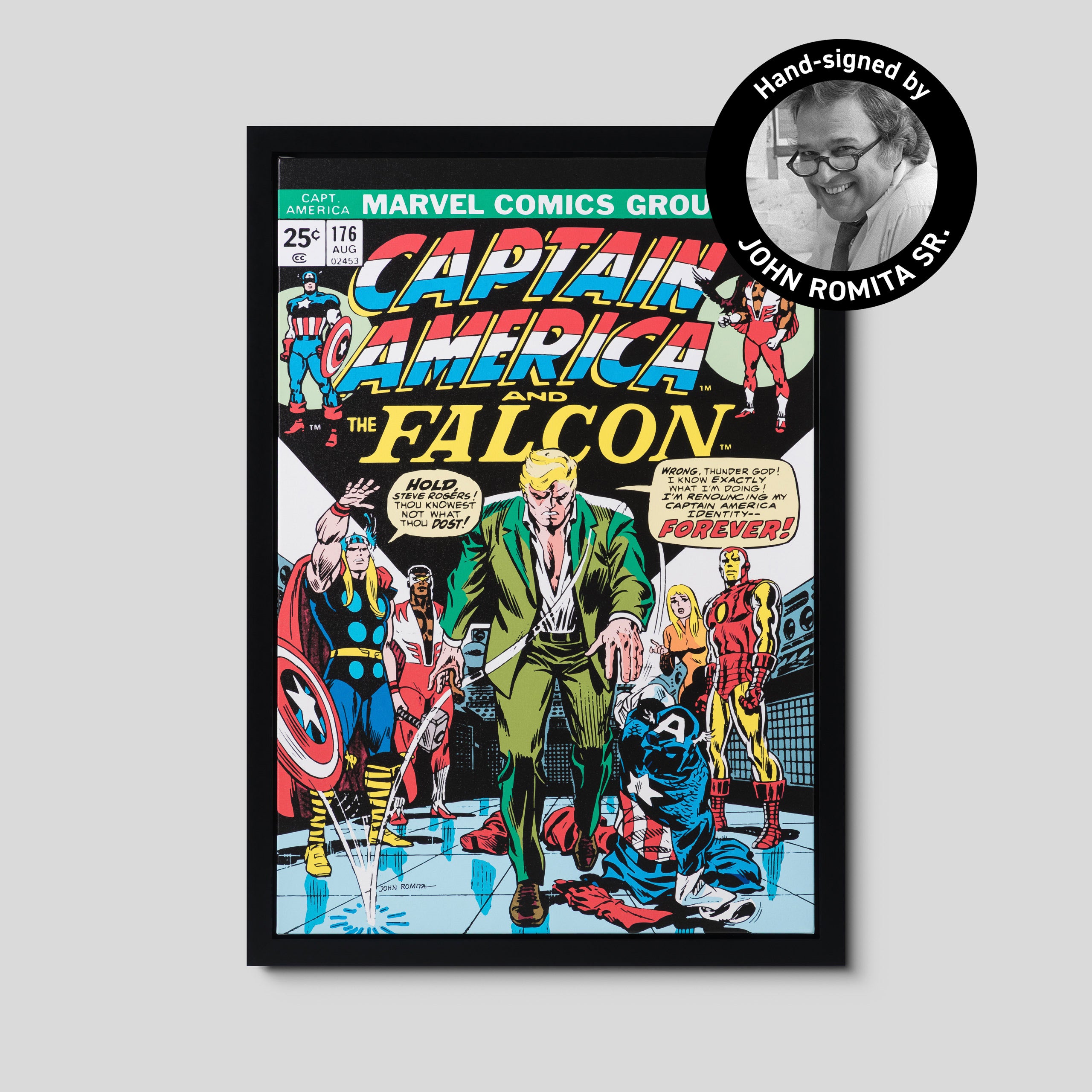 Captain America #176 | Hand-signed by John Romita Sr.