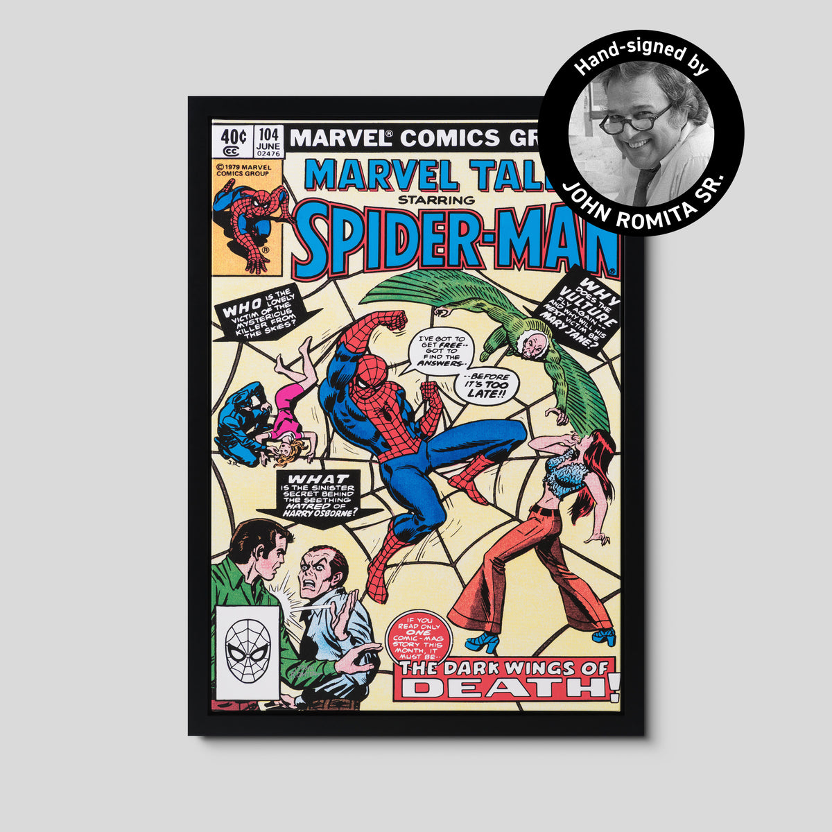Marvel Tales Spider-Man #104 | Hand-signed by John Romita Sr.