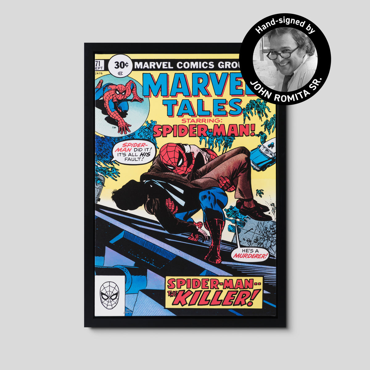 Marvel Tales Spider-Man #71 | Hand-signed by John Romita Sr.