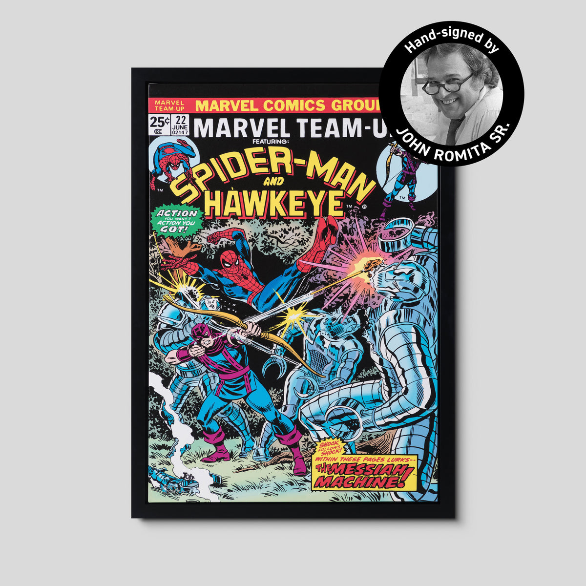 Marvel Team-Up #22 | Hand-signed by John Romita Sr.