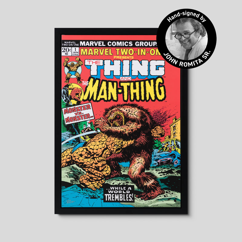 Marvel Two-In-One #1 The Thing And Man-Thing | Hand-signed by John Romita Sr.