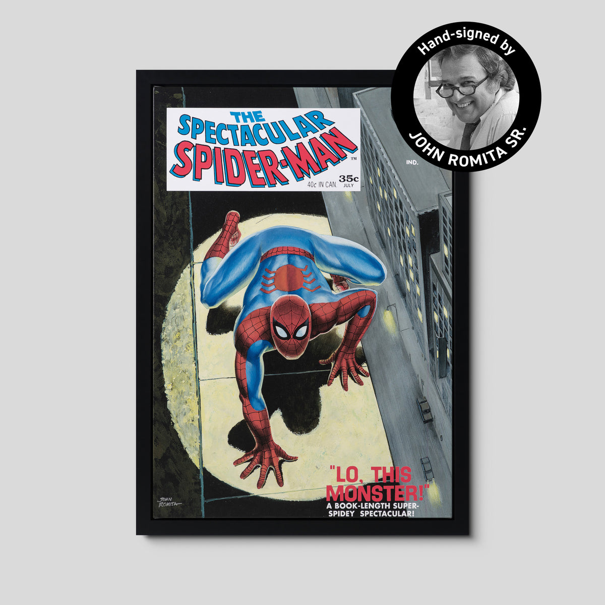 The Spectacular Spider-Man Magazine #1 | Hand-signed by John Romita Sr.