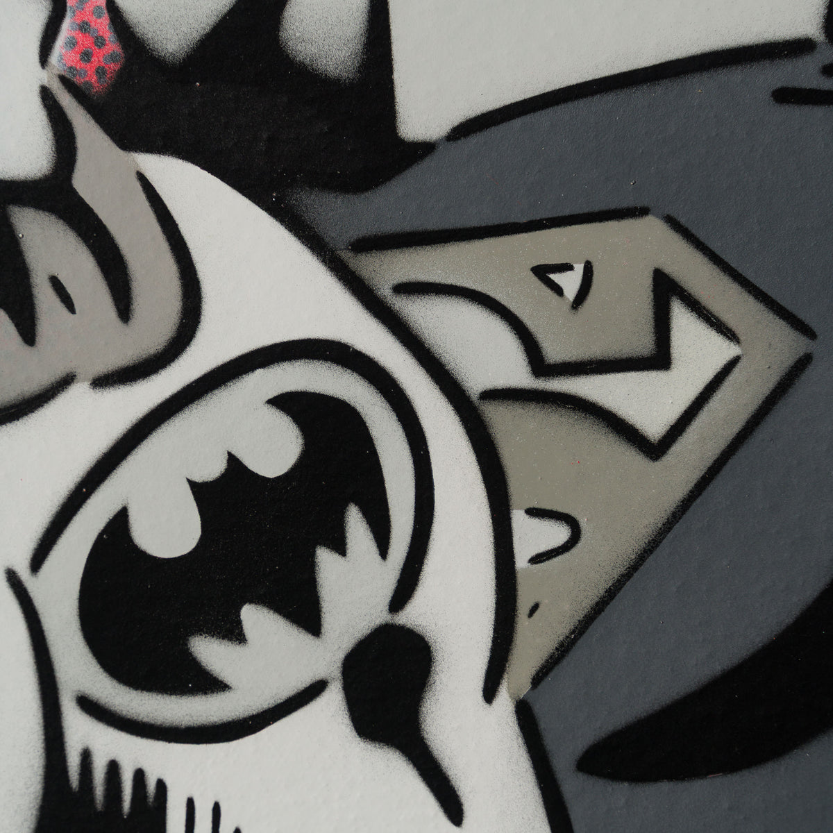 Between The Capes Red Rip Billboard Grey